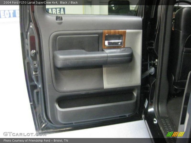 Black / Black 2004 Ford F150 Lariat SuperCrew 4x4