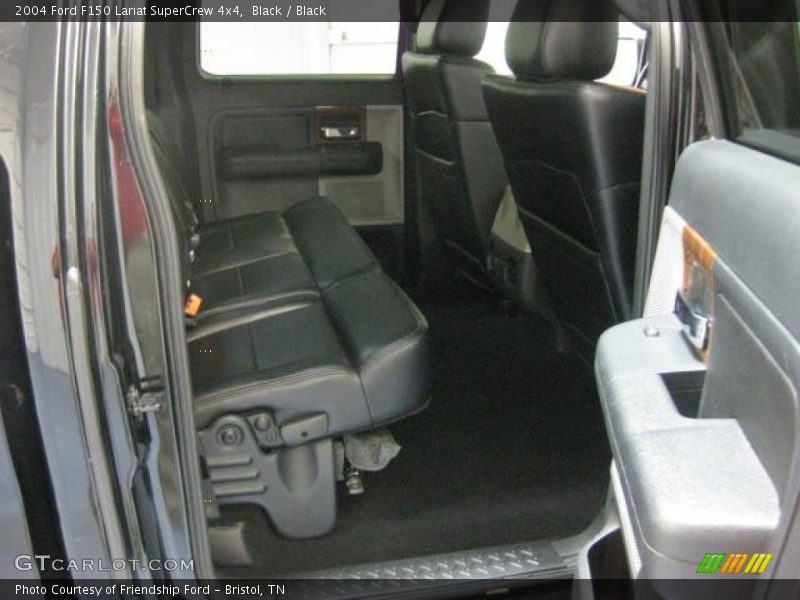 Black / Black 2004 Ford F150 Lariat SuperCrew 4x4
