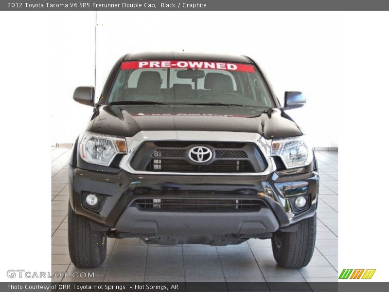 Black / Graphite 2012 Toyota Tacoma V6 SR5 Prerunner Double Cab