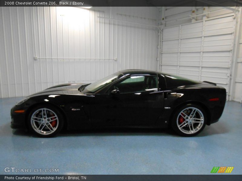 Black / Ebony 2008 Chevrolet Corvette Z06