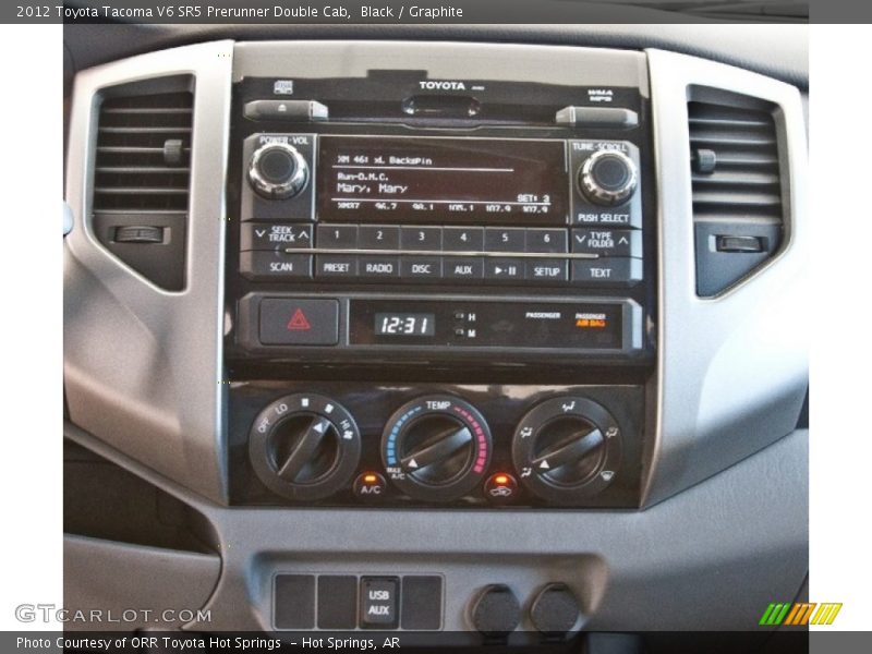 Black / Graphite 2012 Toyota Tacoma V6 SR5 Prerunner Double Cab