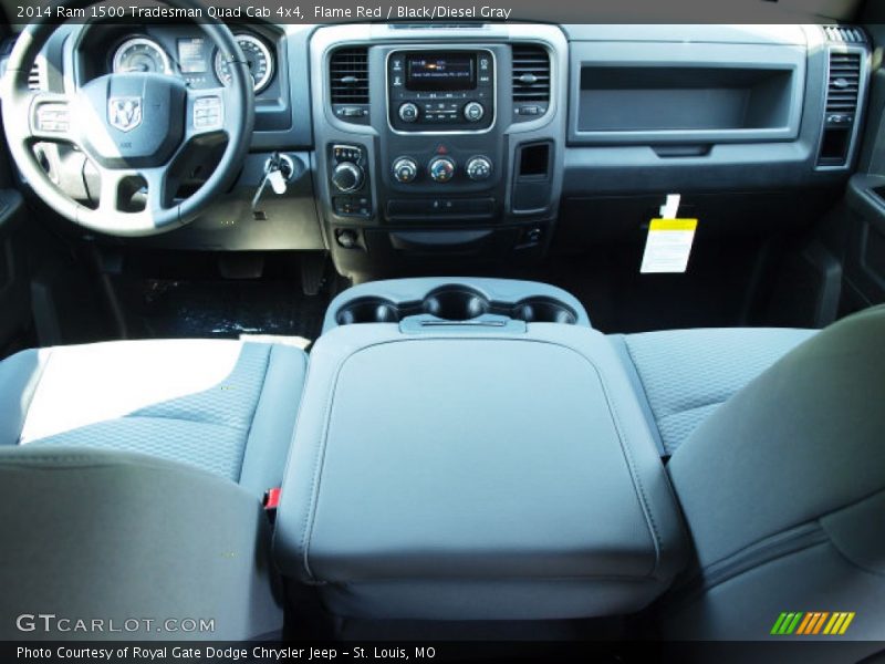 Dashboard of 2014 1500 Tradesman Quad Cab 4x4