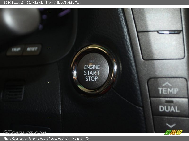 Obsidian Black / Black/Saddle Tan 2010 Lexus LS 460