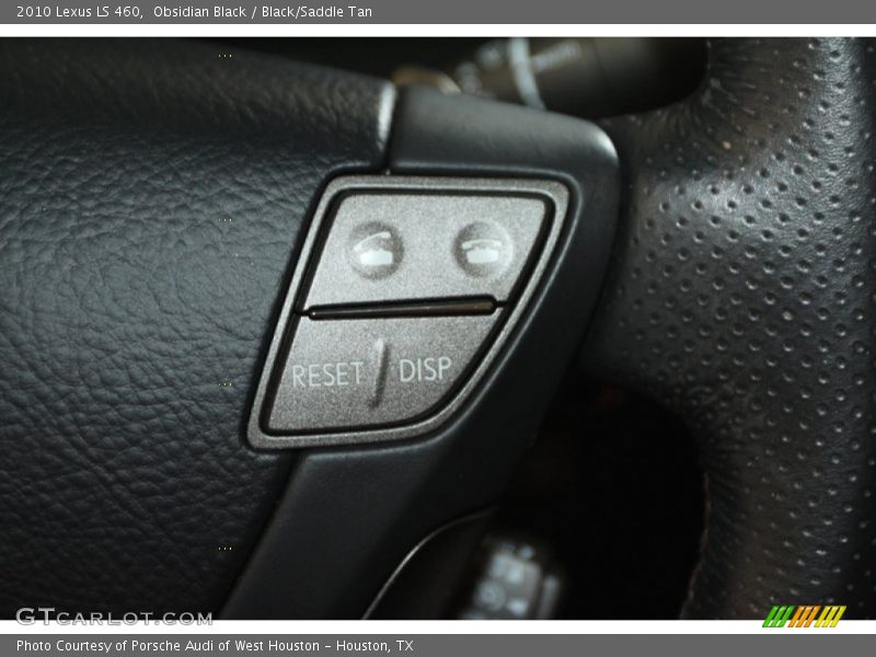 Obsidian Black / Black/Saddle Tan 2010 Lexus LS 460