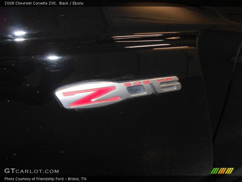 Black / Ebony 2008 Chevrolet Corvette Z06