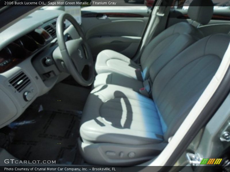 Sage Mist Green Metallic / Titanium Gray 2006 Buick Lucerne CXL