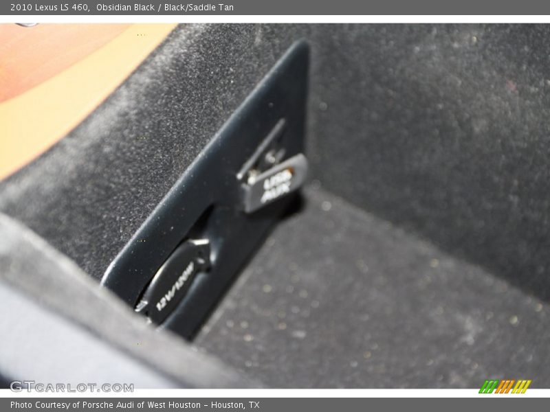 Obsidian Black / Black/Saddle Tan 2010 Lexus LS 460