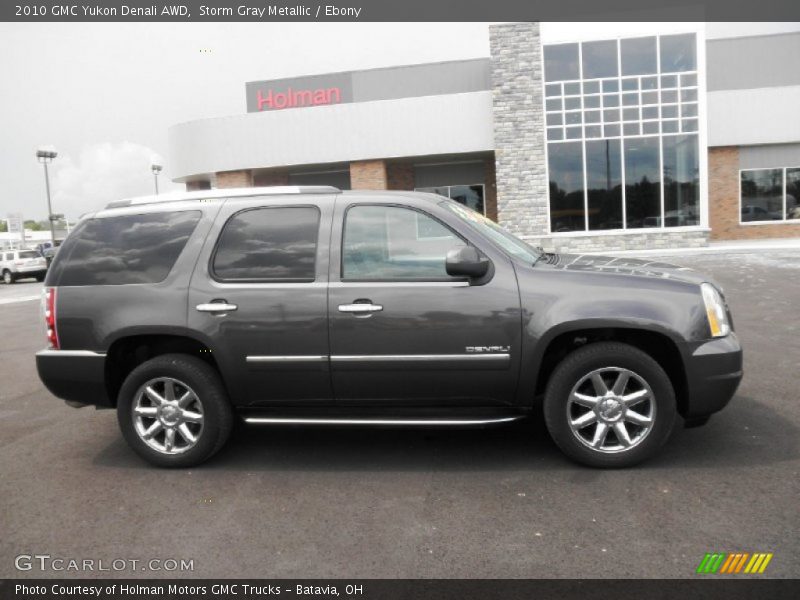 Storm Gray Metallic / Ebony 2010 GMC Yukon Denali AWD