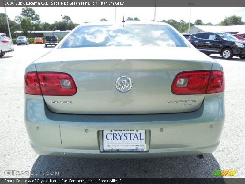 Sage Mist Green Metallic / Titanium Gray 2006 Buick Lucerne CXL