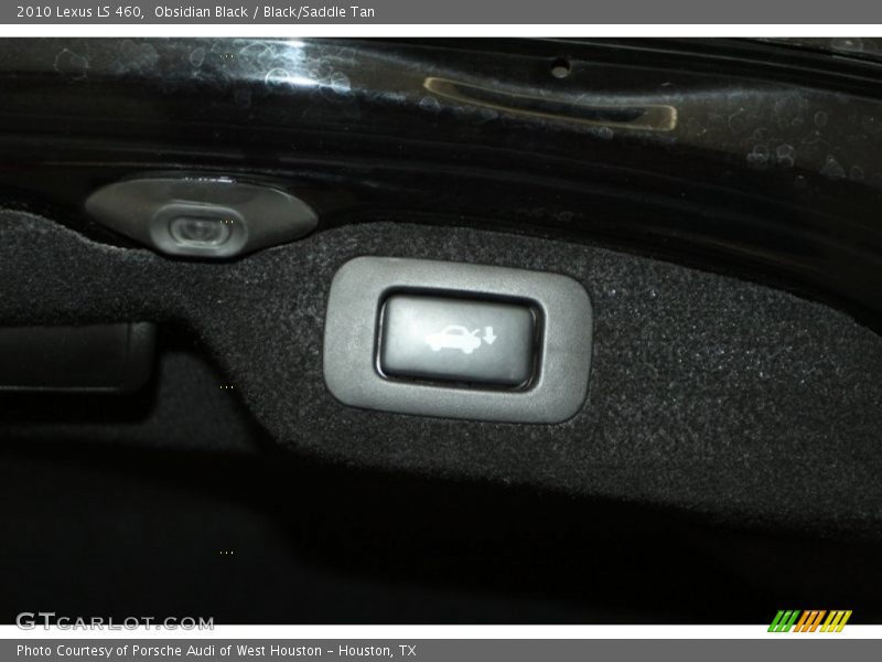Obsidian Black / Black/Saddle Tan 2010 Lexus LS 460