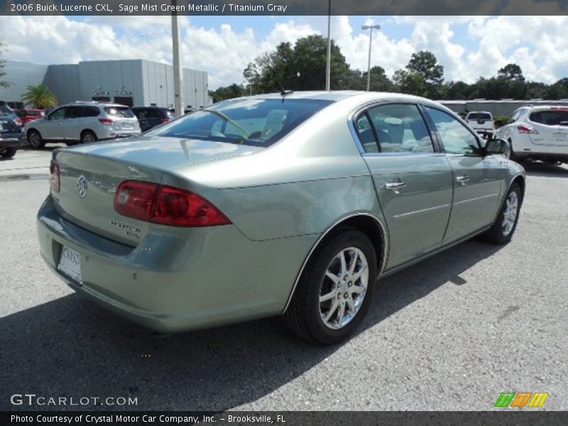 Sage Mist Green Metallic / Titanium Gray 2006 Buick Lucerne CXL