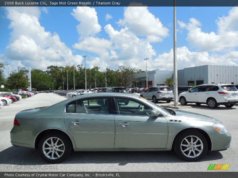 Sage Mist Green Metallic / Titanium Gray 2006 Buick Lucerne CXL