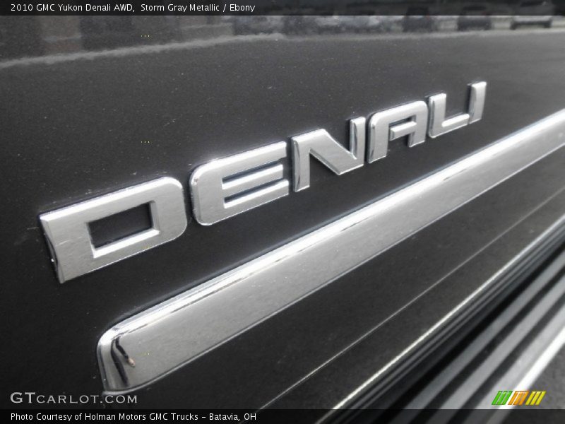 Storm Gray Metallic / Ebony 2010 GMC Yukon Denali AWD