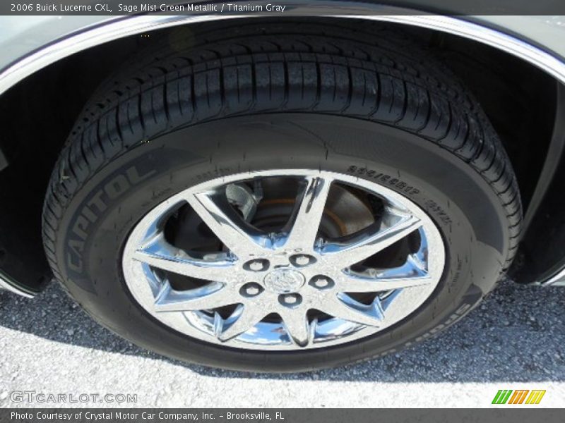 Sage Mist Green Metallic / Titanium Gray 2006 Buick Lucerne CXL