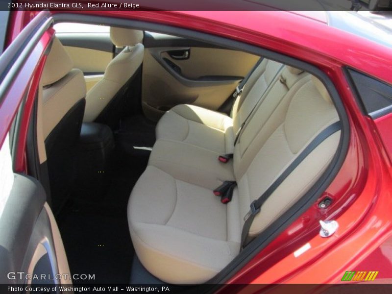 Red Allure / Beige 2012 Hyundai Elantra GLS