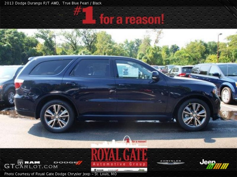 True Blue Pearl / Black 2013 Dodge Durango R/T AWD