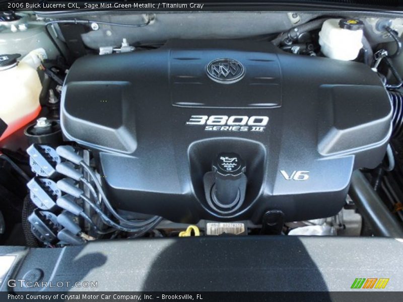Sage Mist Green Metallic / Titanium Gray 2006 Buick Lucerne CXL