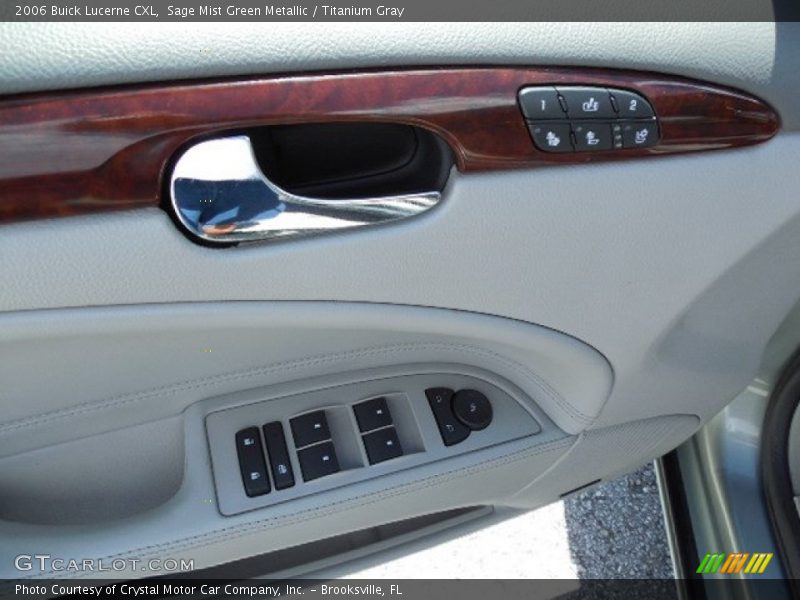 Sage Mist Green Metallic / Titanium Gray 2006 Buick Lucerne CXL