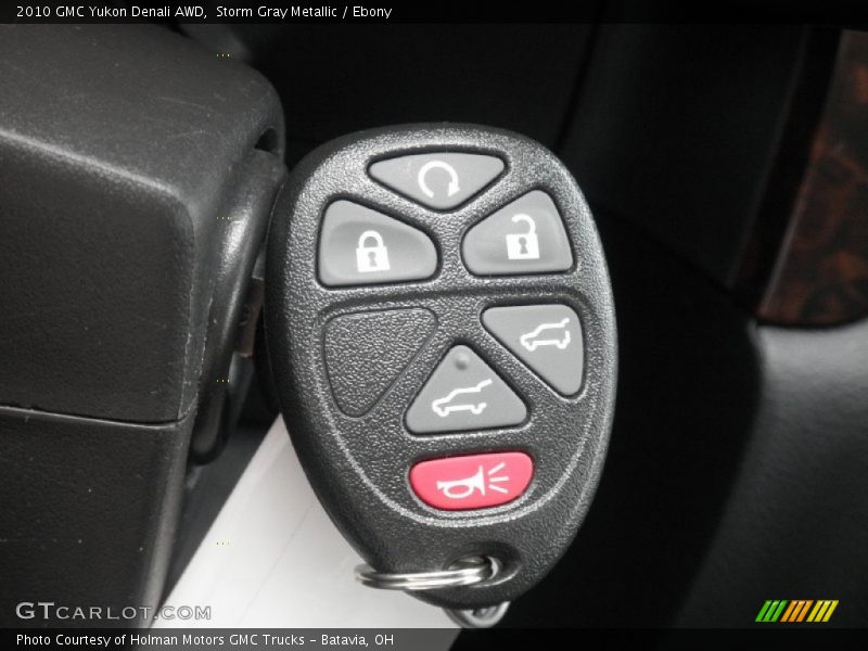 Storm Gray Metallic / Ebony 2010 GMC Yukon Denali AWD
