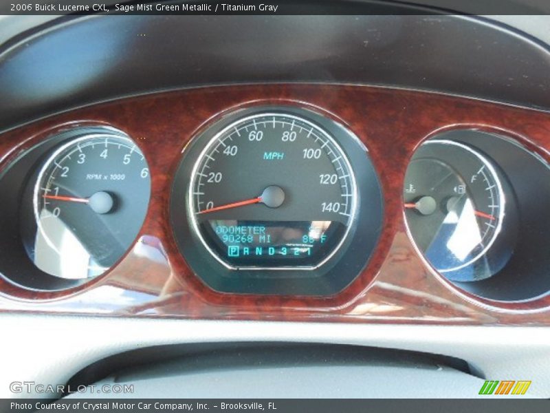 Sage Mist Green Metallic / Titanium Gray 2006 Buick Lucerne CXL