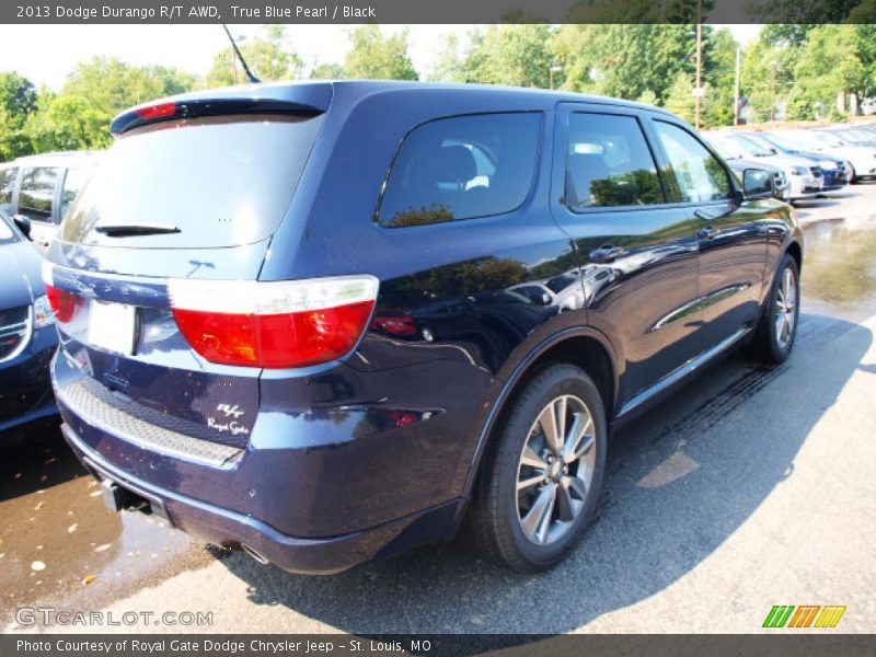 True Blue Pearl / Black 2013 Dodge Durango R/T AWD