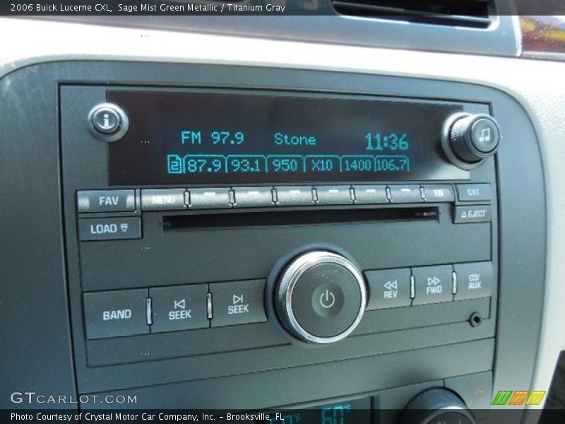 Sage Mist Green Metallic / Titanium Gray 2006 Buick Lucerne CXL