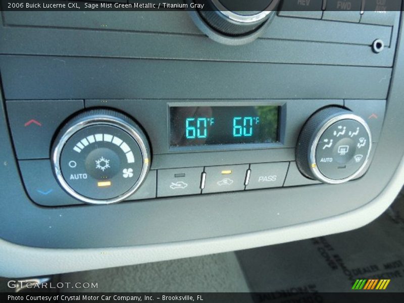 Sage Mist Green Metallic / Titanium Gray 2006 Buick Lucerne CXL