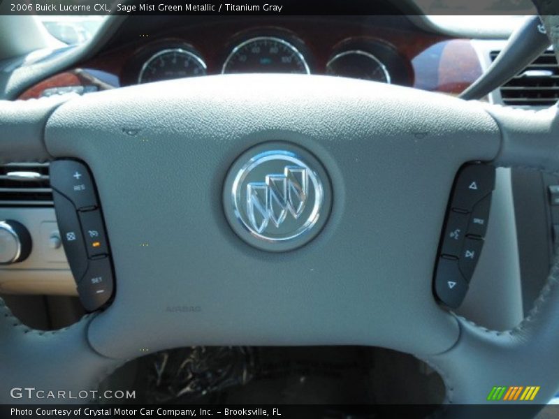 Sage Mist Green Metallic / Titanium Gray 2006 Buick Lucerne CXL
