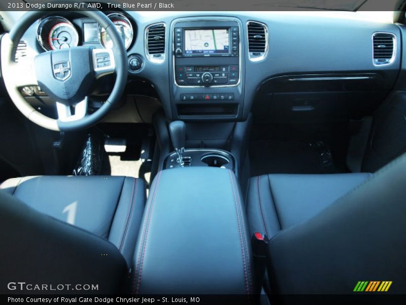 True Blue Pearl / Black 2013 Dodge Durango R/T AWD
