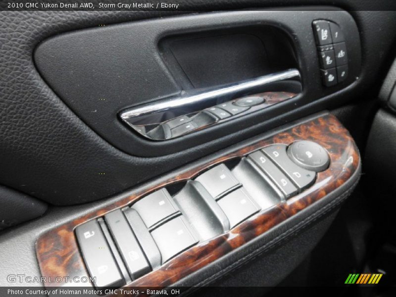 Storm Gray Metallic / Ebony 2010 GMC Yukon Denali AWD