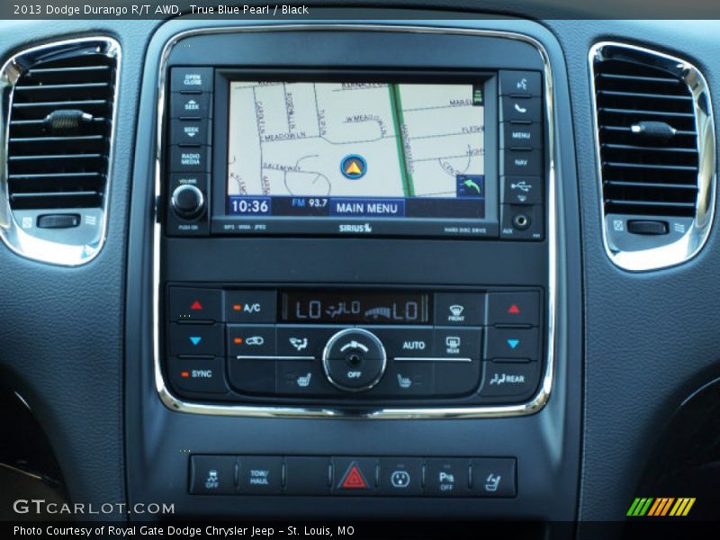 True Blue Pearl / Black 2013 Dodge Durango R/T AWD