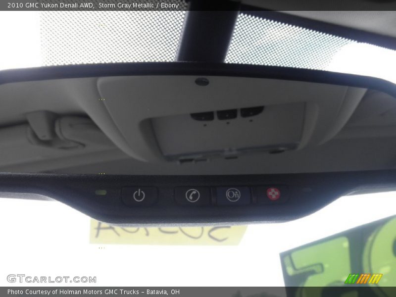 Storm Gray Metallic / Ebony 2010 GMC Yukon Denali AWD