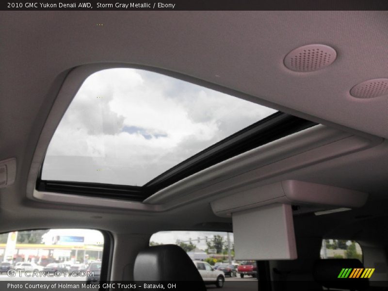 Storm Gray Metallic / Ebony 2010 GMC Yukon Denali AWD