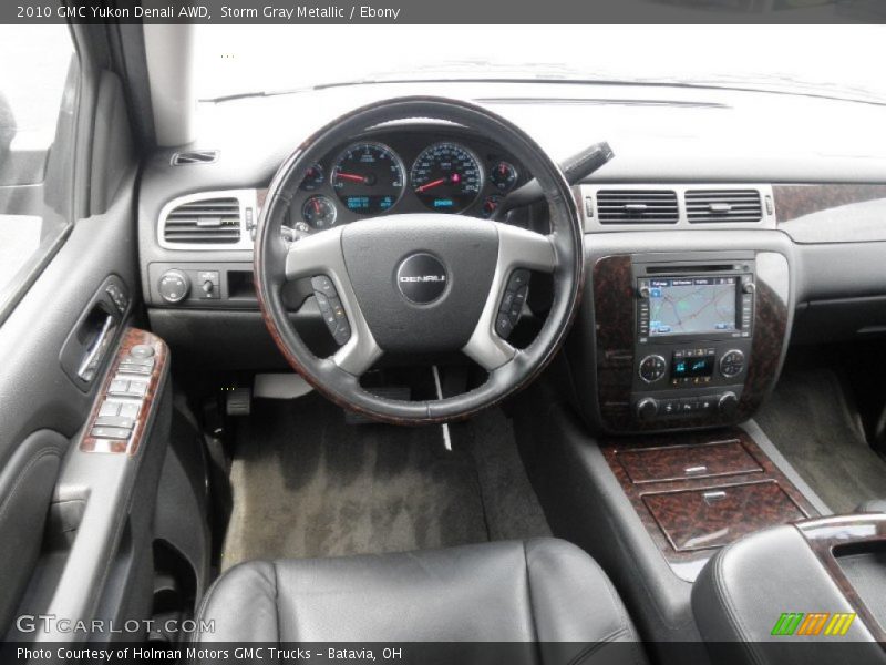 Storm Gray Metallic / Ebony 2010 GMC Yukon Denali AWD