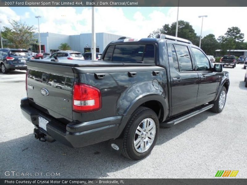 Black / Dark Charcoal/Camel 2007 Ford Explorer Sport Trac Limited 4x4