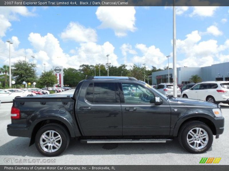 Black / Dark Charcoal/Camel 2007 Ford Explorer Sport Trac Limited 4x4