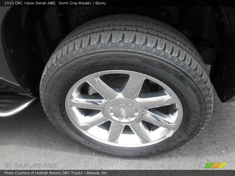 Storm Gray Metallic / Ebony 2010 GMC Yukon Denali AWD