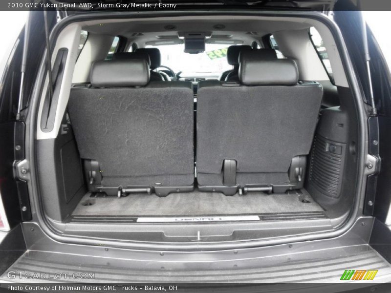 Storm Gray Metallic / Ebony 2010 GMC Yukon Denali AWD