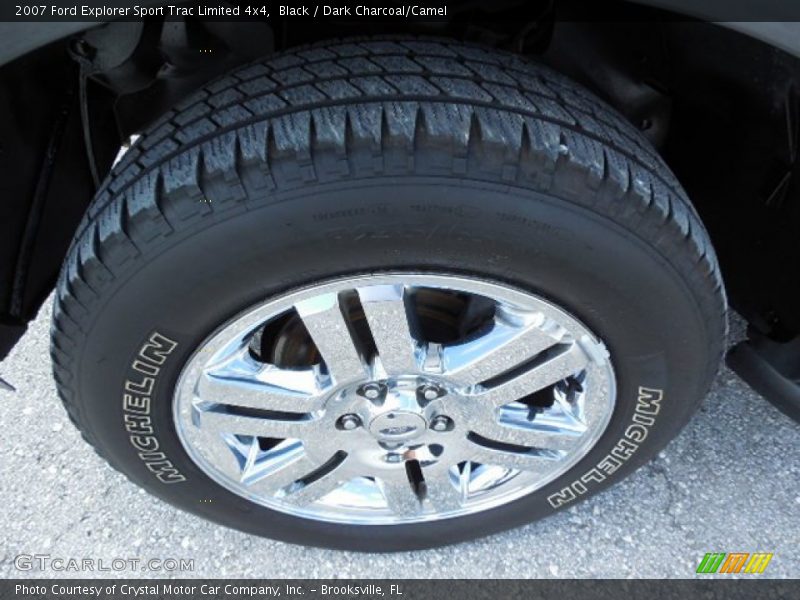 Black / Dark Charcoal/Camel 2007 Ford Explorer Sport Trac Limited 4x4