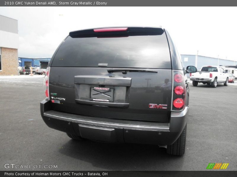 Storm Gray Metallic / Ebony 2010 GMC Yukon Denali AWD