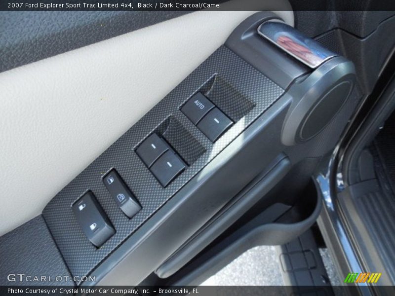 Black / Dark Charcoal/Camel 2007 Ford Explorer Sport Trac Limited 4x4