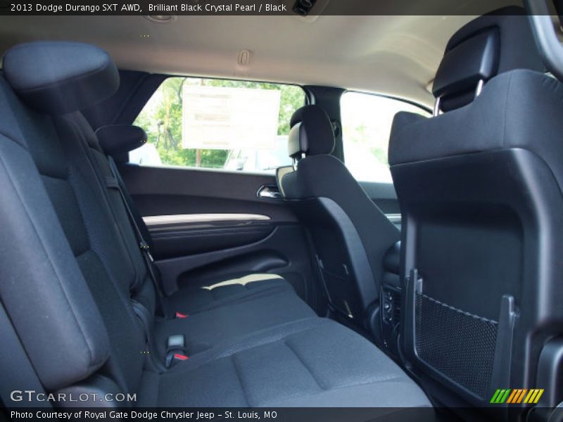 Brilliant Black Crystal Pearl / Black 2013 Dodge Durango SXT AWD