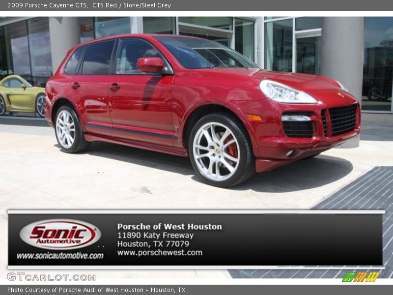 GTS Red / Stone/Steel Grey 2009 Porsche Cayenne GTS