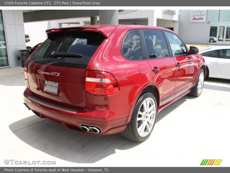 GTS Red / Stone/Steel Grey 2009 Porsche Cayenne GTS