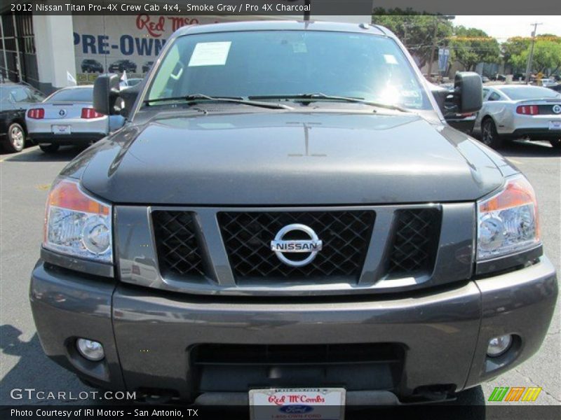 Smoke Gray / Pro 4X Charcoal 2012 Nissan Titan Pro-4X Crew Cab 4x4