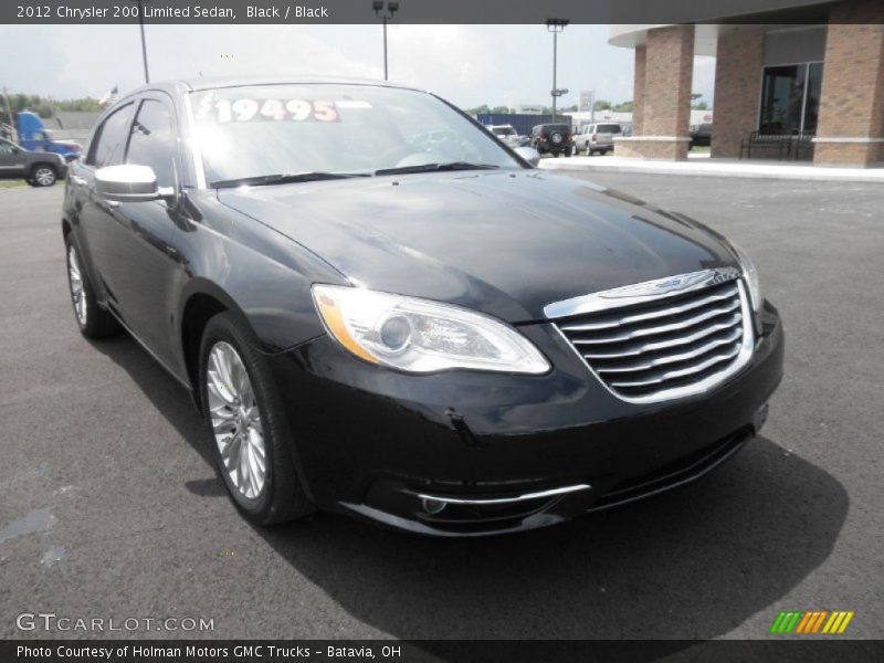 Black / Black 2012 Chrysler 200 Limited Sedan