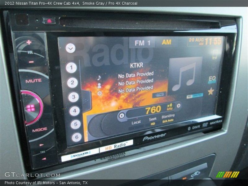 Smoke Gray / Pro 4X Charcoal 2012 Nissan Titan Pro-4X Crew Cab 4x4