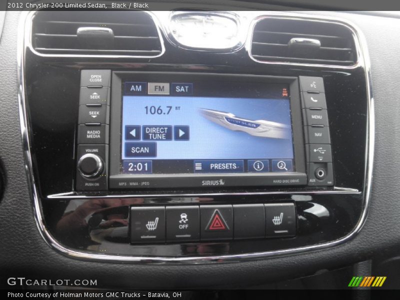 Black / Black 2012 Chrysler 200 Limited Sedan