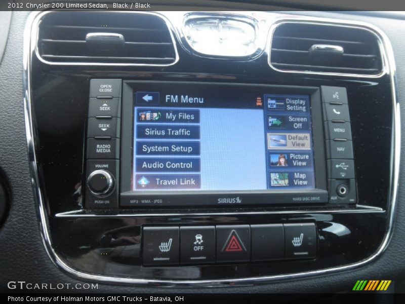 Black / Black 2012 Chrysler 200 Limited Sedan