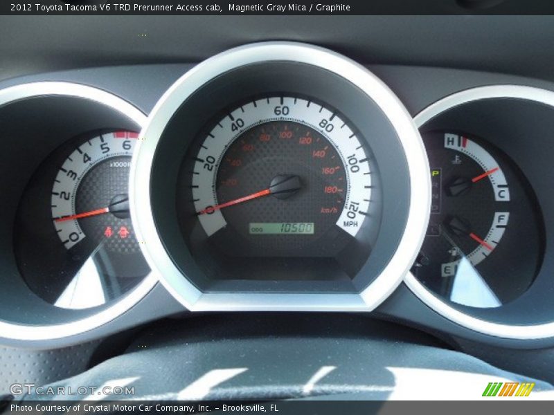 Magnetic Gray Mica / Graphite 2012 Toyota Tacoma V6 TRD Prerunner Access cab